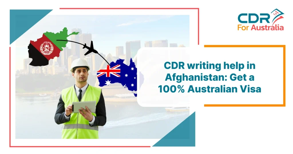 CDR Writing Help in Afghanistan