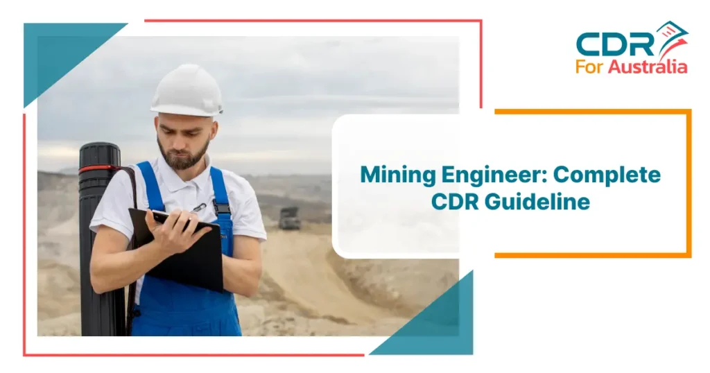 CDR Report Guide for Mining Engineer