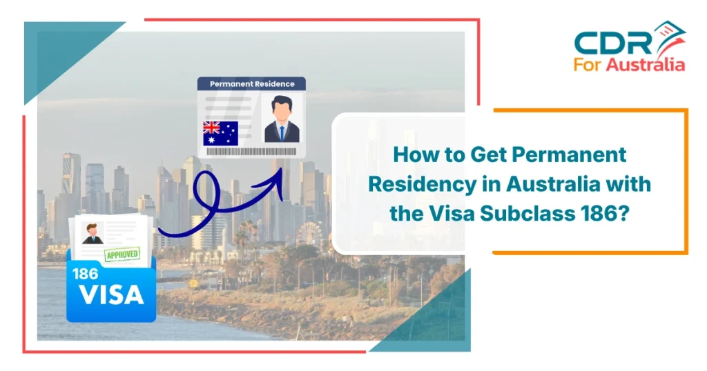 Visa Subclass 186 for permanent residency in Australia showing approved employer-sponsored migration under the Subclass 186 visa process