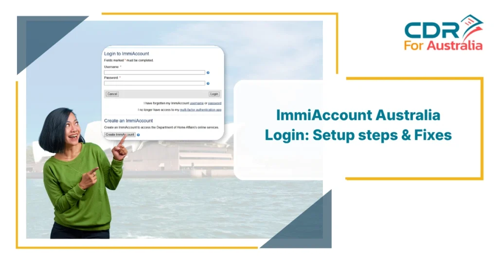 ImmiAccount Australia login screen setup steps and fixes guide