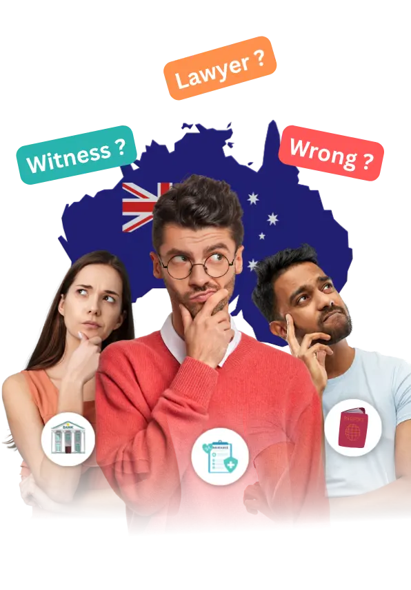 Candidate confused about statutory declaration witness and legal requirements